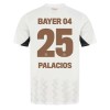 Maglia ufficiale Bayer 04 Leverkusen Exequiel Palacios 25 Trasferta 2024-25 per Uomo